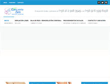 Tablet Screenshot of conceptozero.cl
